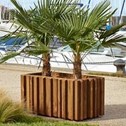 jardiniere rectangulaire metis - 110 x 58 x h 53